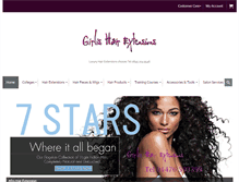Tablet Screenshot of girlishairextension.com